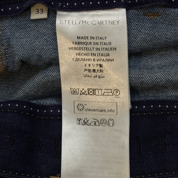 STELLA MCCARTNEY | True Blue 70s Flares High Rise Denim Jeans Pants Bellbottoms - Picture 12 of 15